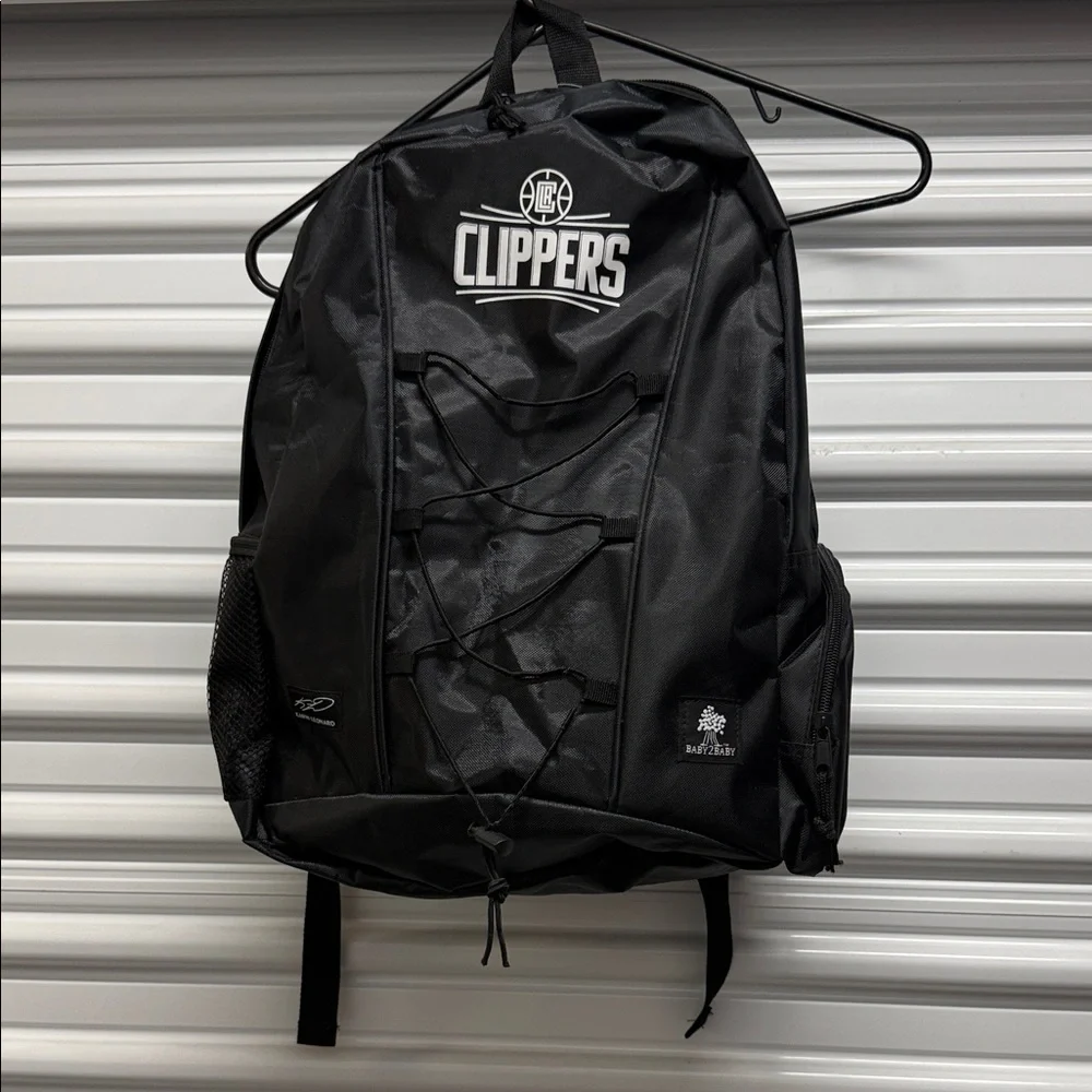 Clippers Black Backpack by Kawhi Leonard